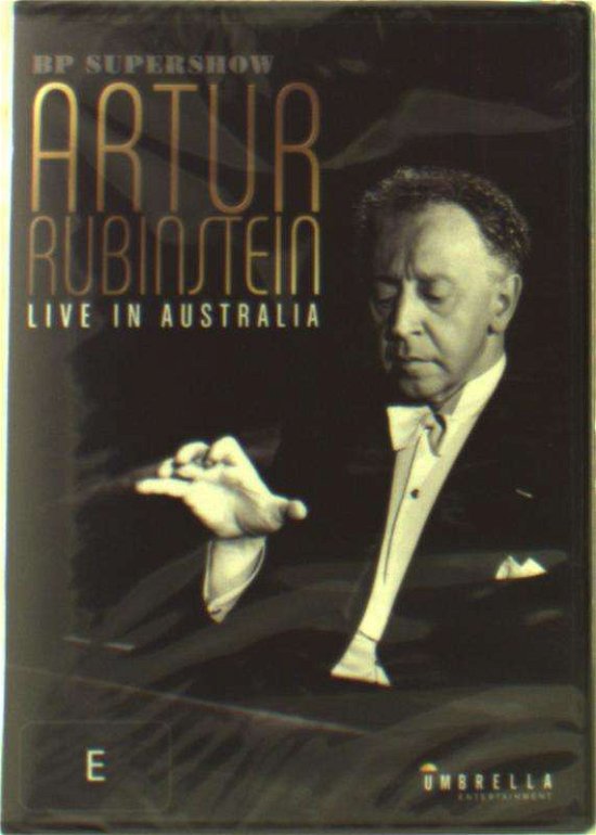 Cover for Artur Rubinstein · Live In Australia - Bp Supershow (DVD) (2015)