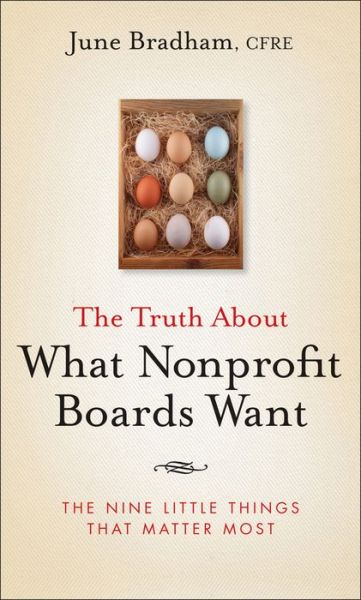 Cover for June J. Bradham · The Truth About What Nonprofit Boards Want: The Nine Little Things That Matter Most (Hardcover Book) (2009)