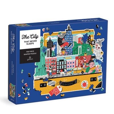 Cover for Galison · The City That Never Sleeps 750 Piece Shaped Puzzle (GAME) (2022)