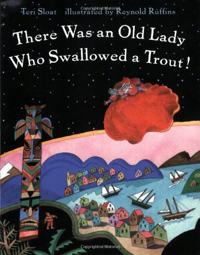 Cover for Teri Sloat · There Was an Old Lady Who Swallowed a Trout! (Taschenbuch) [First edition] (2002)