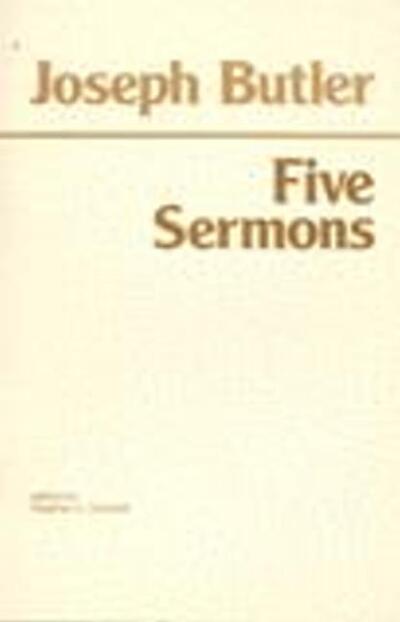 Cover for Joseph Butler · Five Sermons (Hardcover Book) (1989)