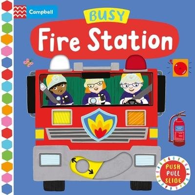 Cover for Campbell Books · Busy Fire Station (Tavlebog) (2023)