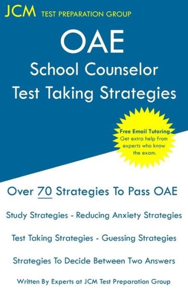 Cover for JCM Test Preparation Group · OAE School Counselor Test Taking Strategies (Paperback Bog) (2019)