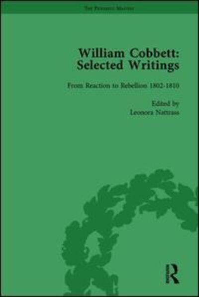 Cover for Leonora Nattrass · William Cobbett: Selected Writings Vol 2 (Hardcover Book) (1998)