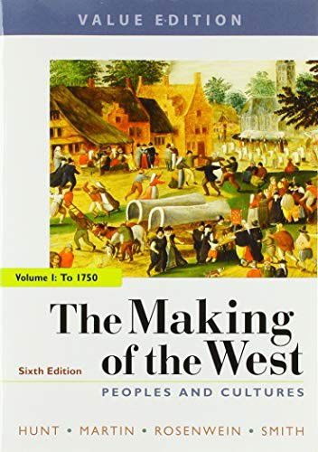 Cover for Lynn Hunt · The Making of the West, Value Edition, Volume 1 (Paperback Book) (2018)