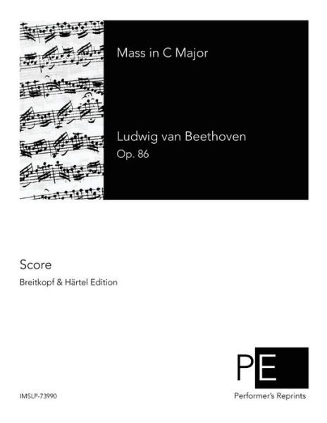Cover for Ludwig Van Beethoven · Mass in C Major (Paperback Book) (2015)