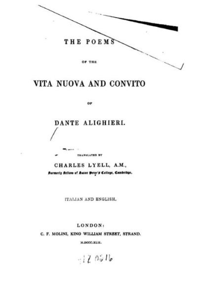 Cover for Dante Alighieri · The Poems of the Vita Nuova and Convito (Pocketbok) (2016)