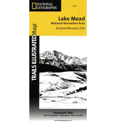 Cover for National Geographic Maps · Lake Mead National Recreation Area: Trails Illustrated National Parks (Kort) (2024)