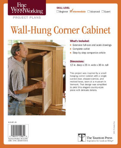 Cover for Editors of Fine Woodworking · Wall-hung Corner Cabinet (Paperback Book) [Pmplt edition]