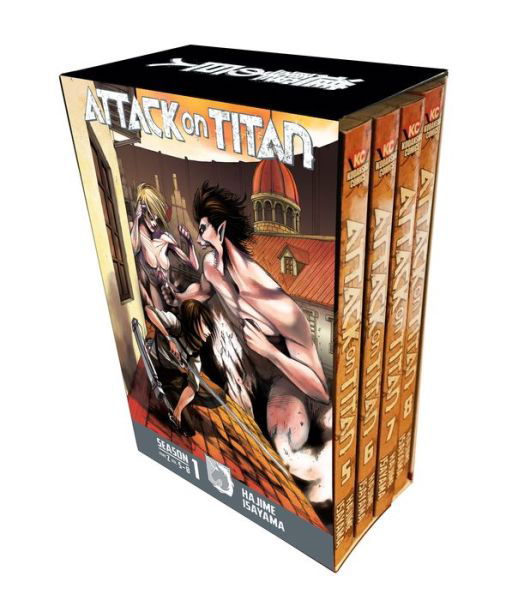 Cover for Hajime Isayama · Attack On Titan Season 1 Part 2 Manga Box Set (Paperback Bog) (2018)