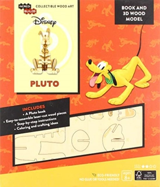 IncrediBuilds: Disney: Pluto Book and 3D Wood Model - IncrediBuilds - Insight Editions - Kirjat - Insight Editions - 9781682982006 - perjantai 1. maaliskuuta 2019