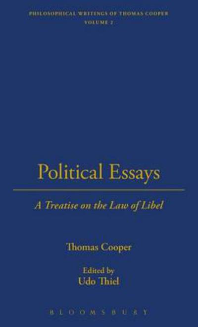 Cover for Thomas Cooper · Political Essays (Hardcover Book) (2003)