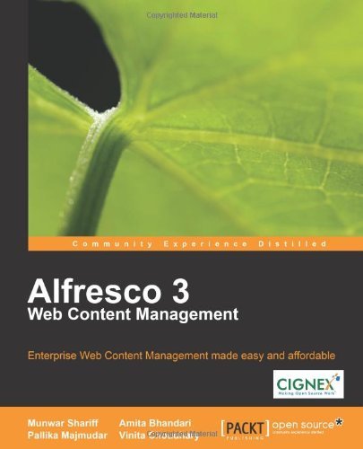 Cover for Munwar Shariff · Alfresco 3 Web Content Management (Paperback Book) (2010)