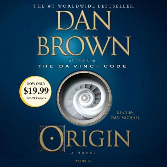 Cover for Dan Brown · Origin: A Novel - Robert Langdon (Lydbok (CD)) (2018)