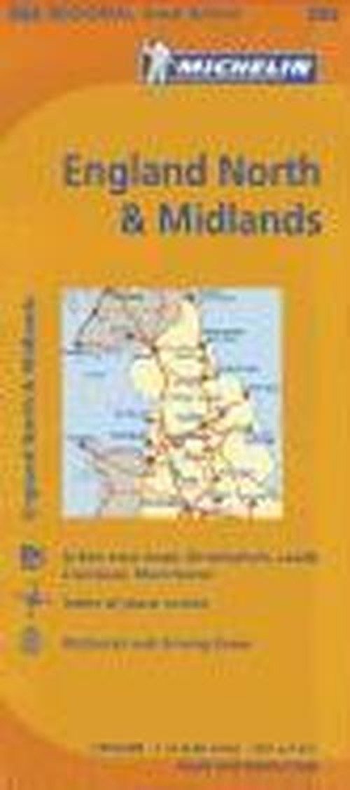 Cover for Michelin · Northern England - Michelin Regional Map 502 (Map) [9th edition] (2023)