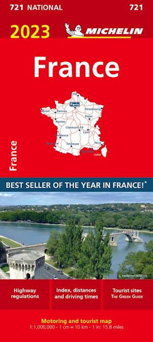 Cover for Michelin · Michelin National Maps: France 2023 (Hardcover Book) (2023)