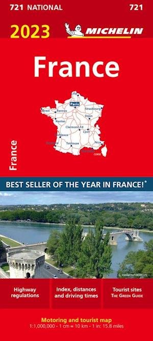Cover for Michelin · Michelin National Maps: France 2023 (Hardcover bog) (2023)
