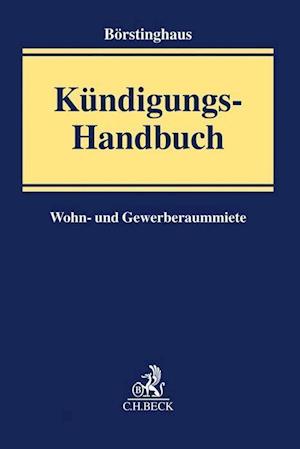 Cover for Ulf P. Börstinghaus · Kündigungs-Handbuch (Hardcover Book) (2021)