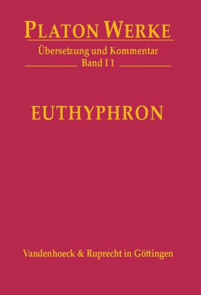 Cover for Platon · Euthyphron (Book) (2013)