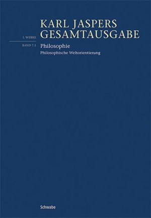Cover for Karl Jaspers · Philosophie (Paperback Book) (2022)