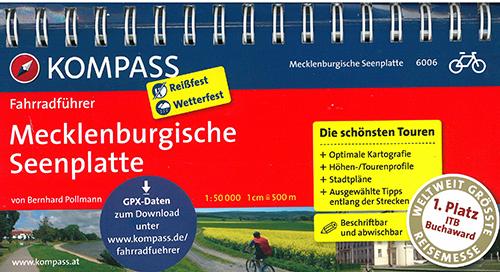 Kompass Fahrradführer: Mecklenburgische Seenplatte - Bernhard Pollmann - Books - Kompass - 9783850264006 - June 30, 2012