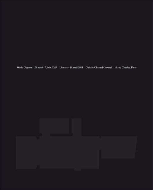 Wade Guyton: 26 Avril - 7 Juin 2008 - Catherine Chevalier - Böcker - Verlag der Buchhandlung Walther Konig - 9783863358006 - 1 december 2015