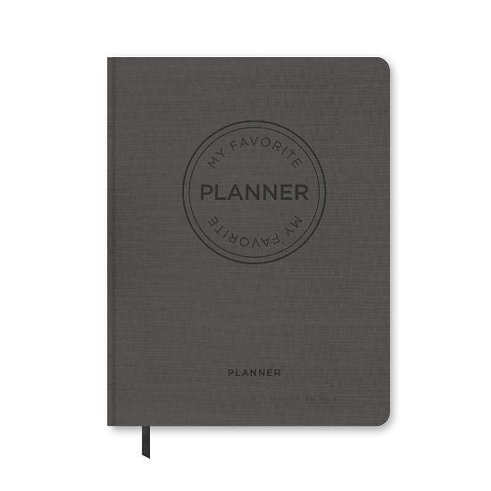 Cover for Forlaget Aronsen · MY FAVORITE PLANNER by ARONSEN: MY FAVORITE PLANNER Udateret / Varm grå (Hardcover Book) [1. Painos] (2020)