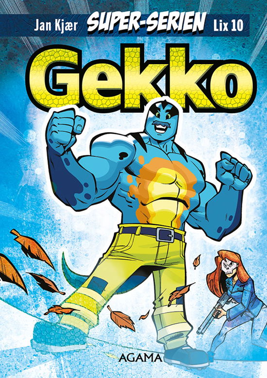 Cover for Jan Kjær · Super-Serien: Super-Serien: Gekko - lix10 (Hardcover bog) [1. udgave] (2021)
