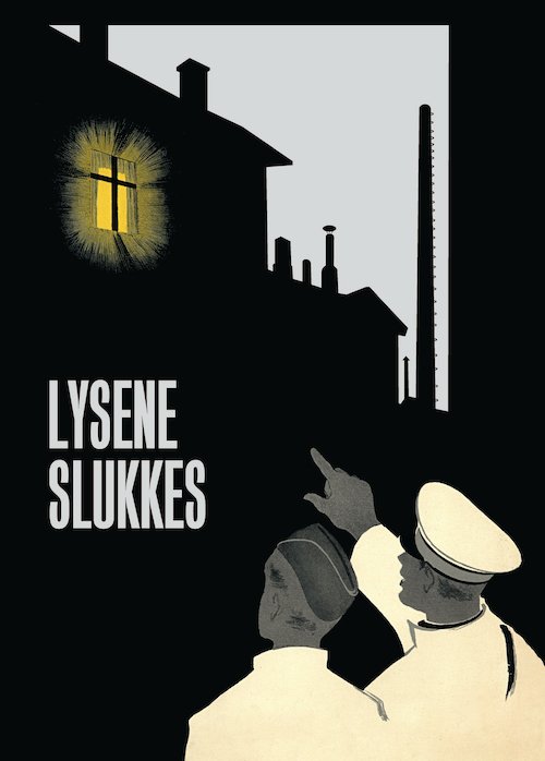 Cover for Erik Kjersgaard · Besættelsen 1940-45: Lysene slukkes (Inbunden Bok) [2:a utgåva] (2022)