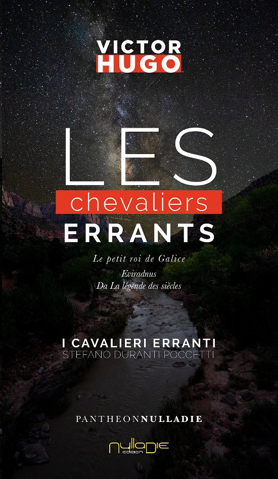 Cover for Victor Hugo · Les Chevaliers Errants-I Cavalieri Erranti. Ediz. Italiana E Francese (Book)