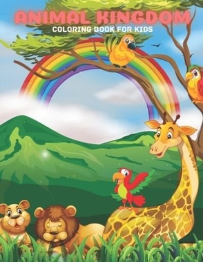 Cover for Minka Shannon · ANIMAL KINGDOM - Coloring Book For Kids (Paperback Book) (2020)