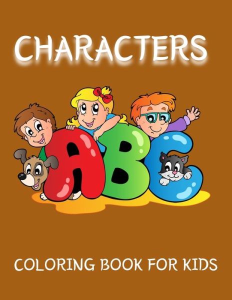 Cover for Lk Babu · Characters Coloring Book For Kids (Paperback Bog) (2021)