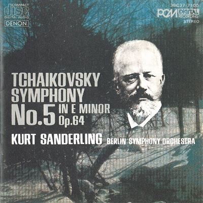 Cover for Pyotr Ilyich Tchaikovsky  · Symphony No.5 Op 64 In Mi (1888) (CD)