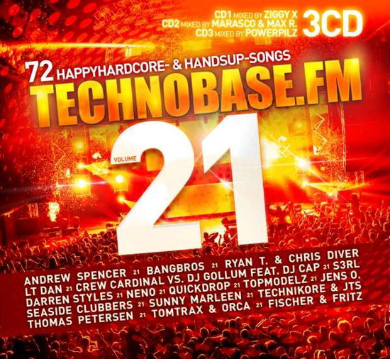 Cover for Technobase.fm Vol.21 (CD) (2018)