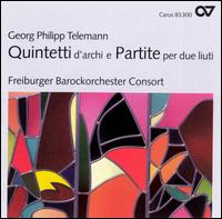 Quintets for Strings & Partitas for 2 Lutes - Telemann / Freiburg Baroque Orchestra Consort - Music - CAR - 0409350833007 - January 29, 2002