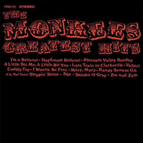 Greatest Hits - Monkees - Musiikki - FRIDAY MUSIC - 0829421115007 - lauantai 30. kesäkuuta 1990