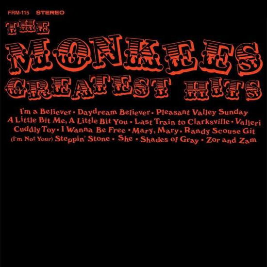 Greatest Hits - Monkees - Musik - FRIDAY MUSIC - 0829421115007 - 3. januar 2012