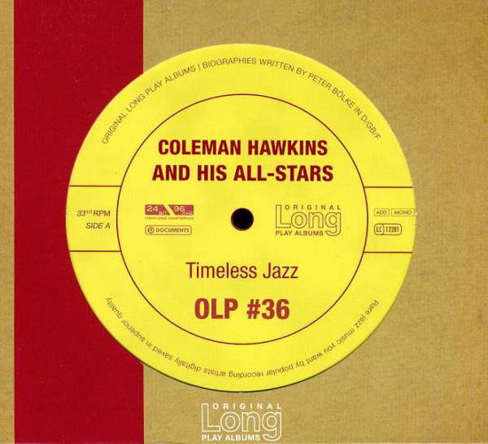 Cover for Hawkins Coleman And His All-Stars · Timeless Jazz (CD) (2016)