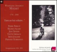 Cover for Mozart / Allard / Devemy / Pierlot / Lefebvre · Dans Un Bois Solitaire (CD) (2006)