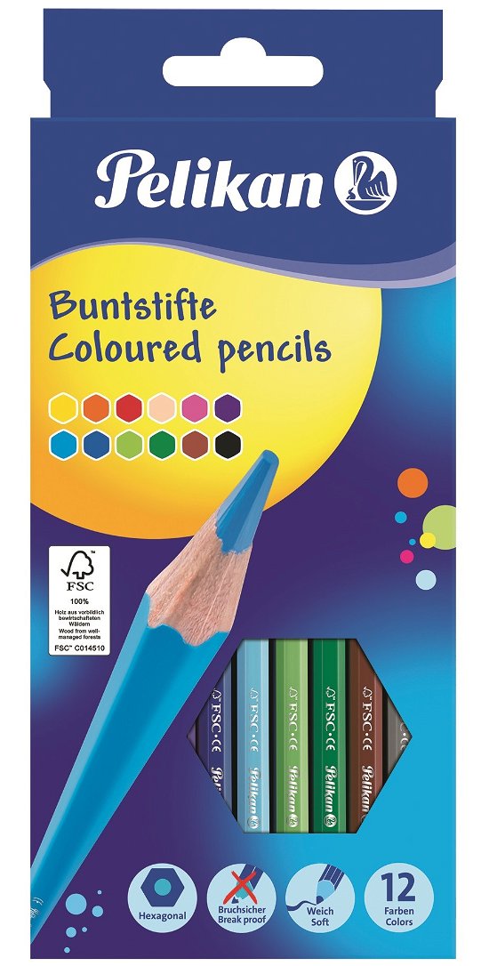 12 Col.pencils Standard Long Bs12ln (Merchandise) - Pelikan - Gadżety -  - 4012700724007 - 