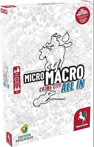 Cover for Pegasus Spiele GmbH · MicroMacro Crime City Card Game 3: All In (SPIEL)