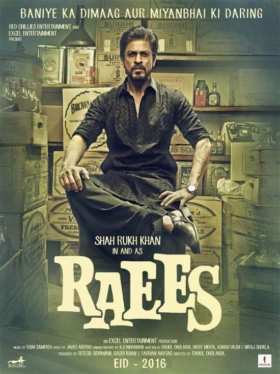 Cover for Shah Rukh Khan · Raees (Erstauflage Mit Poster) (DVD) (2017)