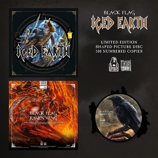 Cover for Iced Earth · Black Flag (LP) [Picture Disc edition] (2021)