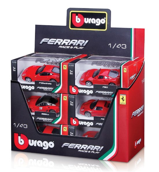 Bburago: Ferrari Race & Play · Ferrari 1:43 (Assortimento) (MERCH)