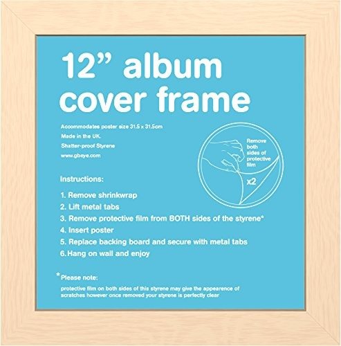 Gb Eye - Cornice Album Cover Faggio 31,5x31,5cm - Music Protection - Merchandise - MUSIC PROTECTION - 5028486147007 - 