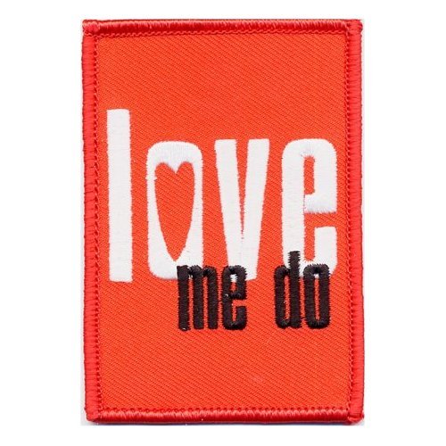 The Beatles Standard Woven Patch: Love Me Do - The Beatles - Merchandise - Apple Corps - Accessories - 5055295305007 - 