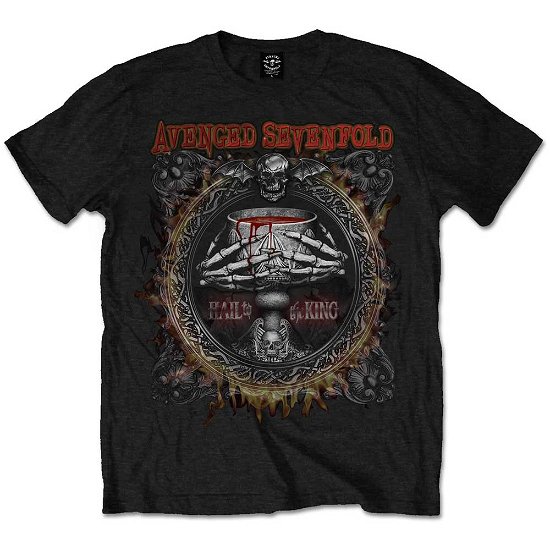 Avenged Sevenfold Unisex T-Shirt: Drink - Avenged Sevenfold - Produtos - ROFF - 5055295376007 - 2 de janeiro de 2015