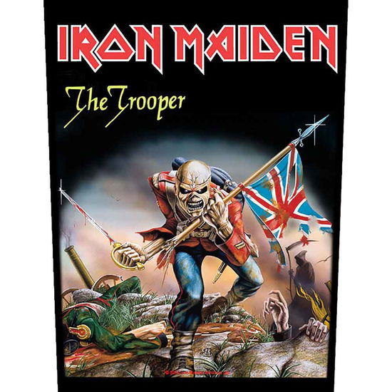 Iron Maiden Back Patch: The Trooper - Iron Maiden - Merchandise - PHD - 5055339728007 - 19. august 2019