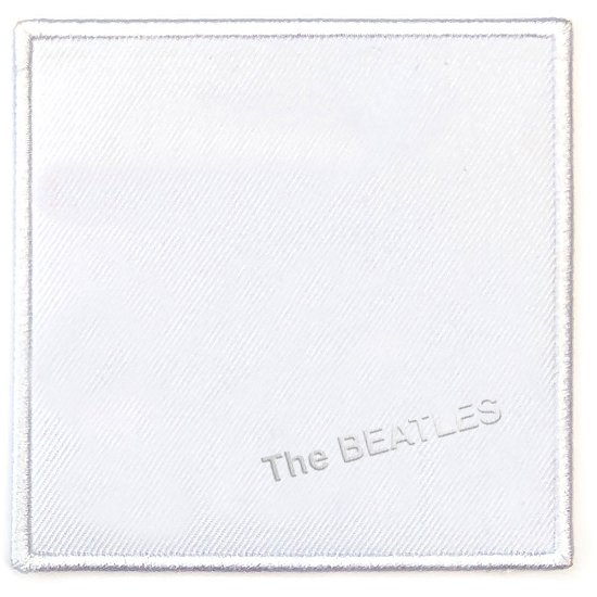 The Beatles Standard Printed Patch: White Album Cover - The Beatles - Produtos -  - 5056170692007 - 