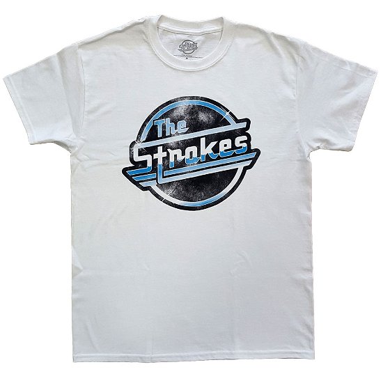 Cover for Strokes - The · The Strokes Unisex T-Shirt: Distressed OG Magna (T-shirt) [size XL] [White - Unisex edition]